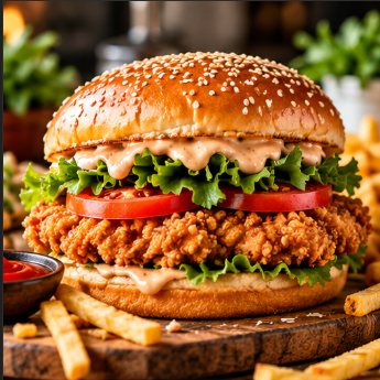 Classic Crispy Chicken Burger