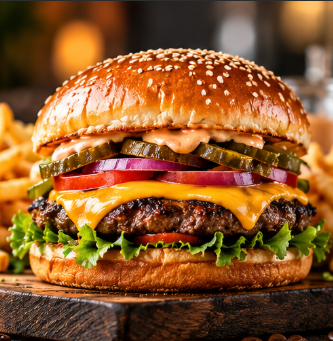 Loaded Beef Cheeseburger